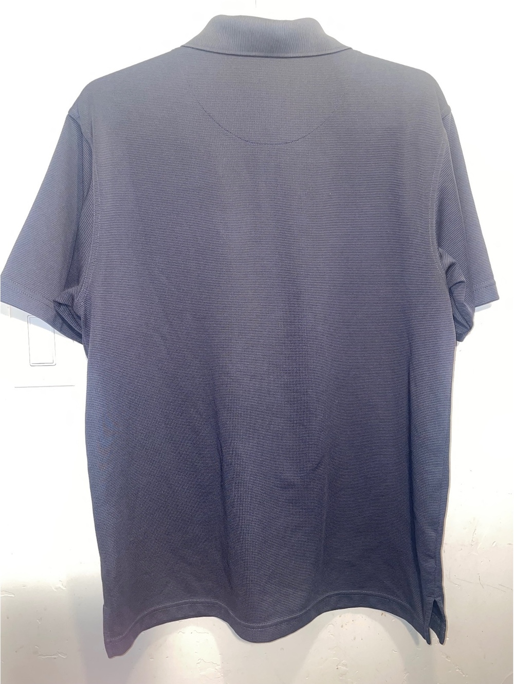 Grand Slam Performance Men's Polo Shirts Size Large 2 pack Navy Blue & Gray - Picture 4 of 10
